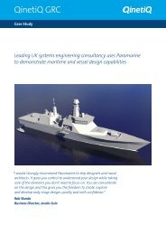 Babcock uses Paramarine for stability analysis and ... - QinetiQ GRC