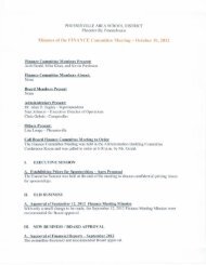 October 10, 2012 Finance Committee Meeting - Signed Minutes