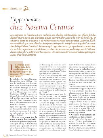 chez Nosema Ceranae - Apiservices