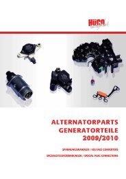 ALTERNATORPARTS GENERATORTEILE - Hüco Electronic GmbH