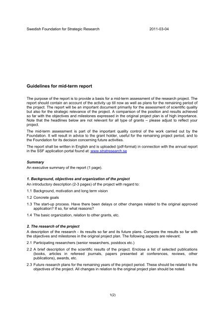 Guidelines For Mid term Report guidelines-for-mid-term-report