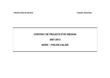 CONTRAT DE PROJETS ETAT-REGION 2007-2013 ... - Centre Inffo