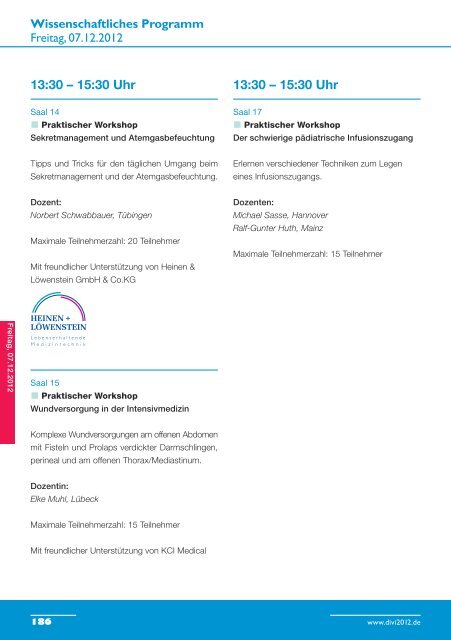 Hauptprogramm - DiVi 2012