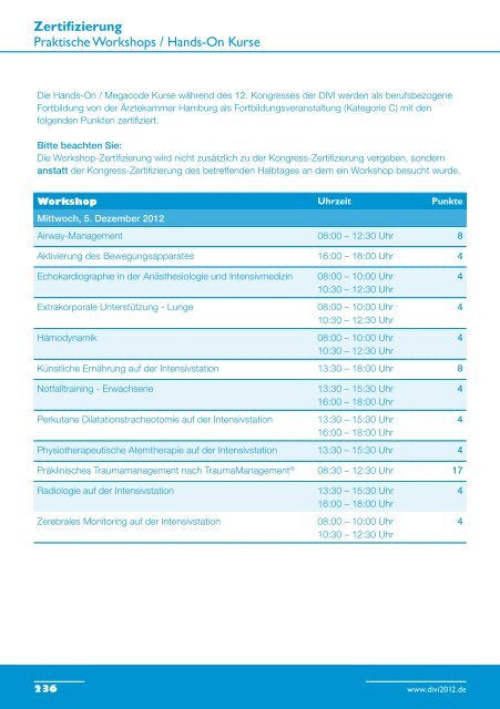 Hauptprogramm - DiVi 2012