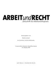 Zeitschrift für Arbeitsrechtspraxis