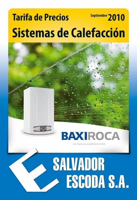 Emisores BAXI - Vertical TV 1800