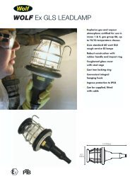 WOLF Ex GLS LEADLAMP - Safety Lamp of Houston Inc.