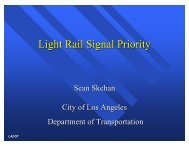 LRT Priority - Traffic Signal Systems Committee