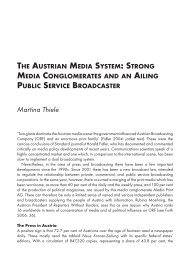 The Austrian Media System - Intellect