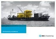 Anchored by excellence. - BBC Chartering