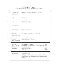 ISU UNDANG-UNDANG JENAYAH ISLAM DI MALAYSIA DAN 