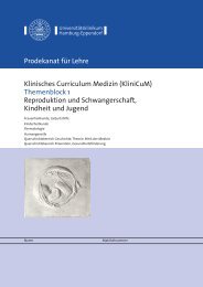 Prodekanat für Lehre Klinisches Curriculum Medizin (KliniCuM ...