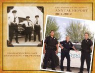 ANNUAL REPORT 2011-2012 - Chandler Police Department