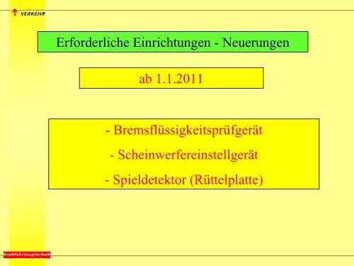 Vortragsunterlagen