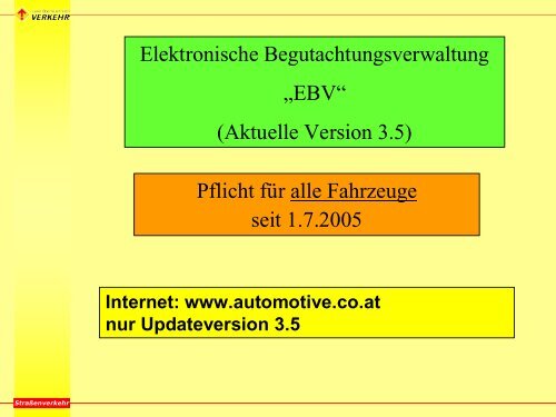 Vortragsunterlagen