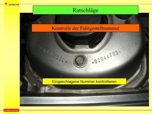 Vortragsunterlagen