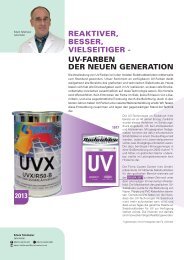 UV-Farben der neuen Generation - Coates Screen