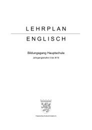 Lehrplan Englisch