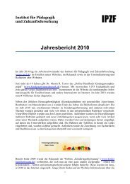 Jahresbericht 2010 -  von Ingeborg Becker-Textor und Dr. Martin R ...