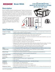 Model REDA Unit Features Description - Agencespl.com