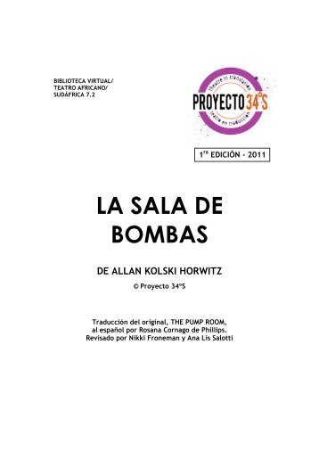 TT Online Library 7.2 - La sala de bombas - Proyecto 34Â°S