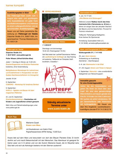 stadtteilmagazin - INsülz & klettenberg