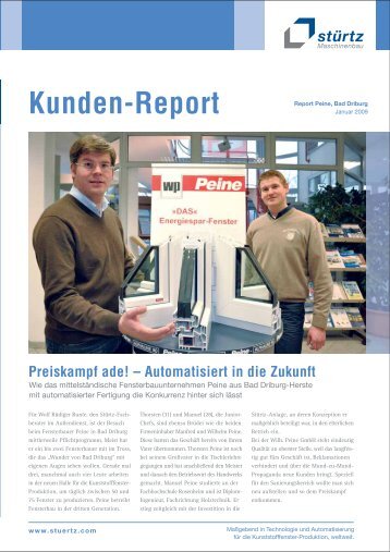 Kunden-Report - Willi Stürtz Maschinenbau GmbH