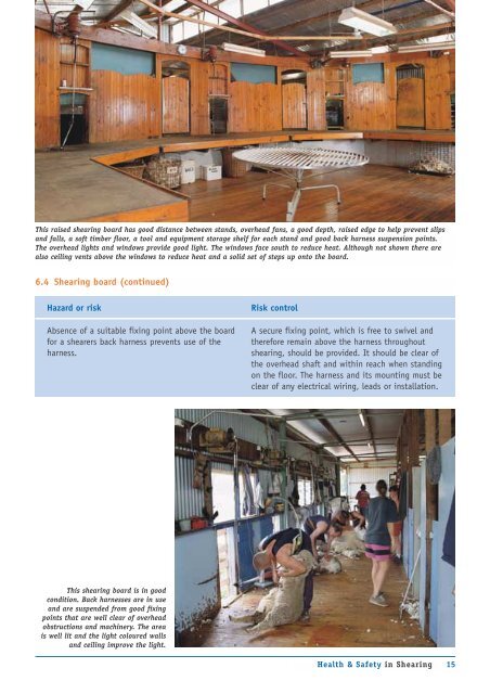 Health and Safety in Shearing (PDF 917kb) - WorkSafe Victoria