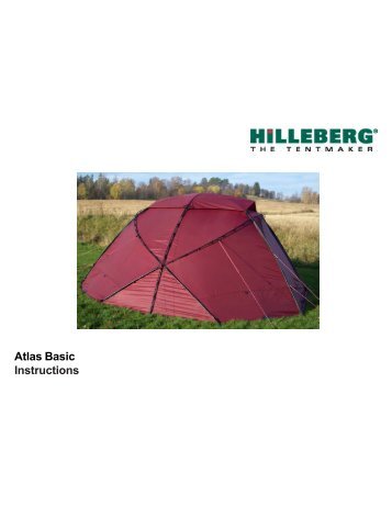 Aufbauanleitung Atlas - Hilleberg