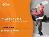 Asterisk + Java = OpenSource Telefonie