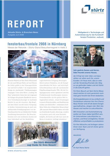 Stuertz Report_Juni 2008.pdf - Willi Stürtz Maschinenbau GmbH