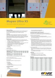 productblad van Mupan Ultra XS - Isover