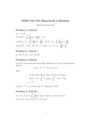 STAT 241/541 Homework 2 Solution