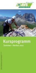 Kursprogramm - Alpenverein SÃ¼dtirol