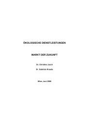 ökologische dienstleistungen markt der zukunft - Institut für ...