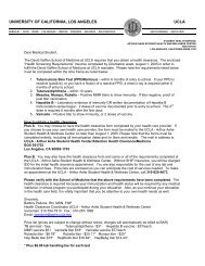 Health Clearance Form - Medical Student Resources - UCLA