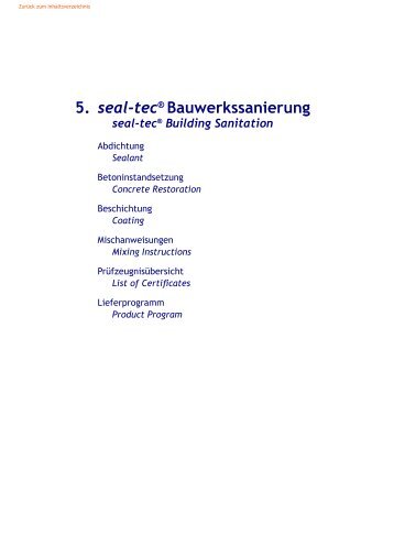 5. seal-tec® Bauwerkssanierung - ist-web.com