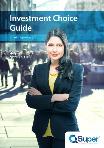 [PDF] Investment Choice Guide - QSuper - Queensland Government