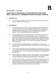 Objection to the Making of Tree Preservation Order 62 - New Forest ...