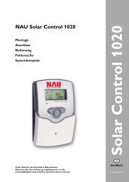 NAU Solar Control 1020 - Hafner Haustechnik