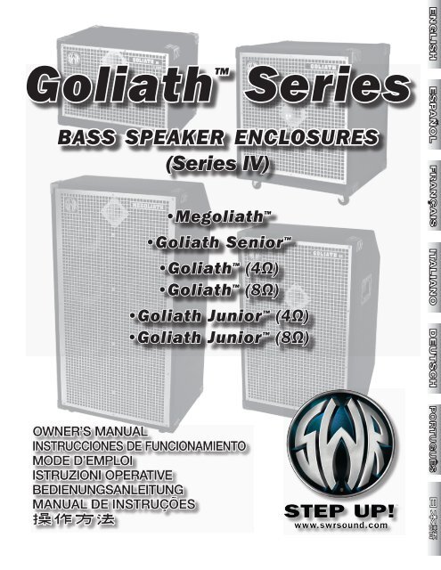 BASS SPEAKER ENCLOSURES (Series IV) - Pro Music