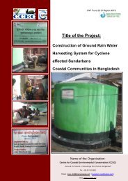 Construction of Ground Rain Water Harvesting System for Cyclone ...