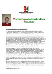 2009 Gemeindenachrichten 06.pdf - Gemeinden Warth und SchrÃ¶cken