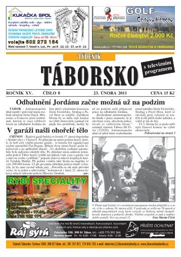 Ä. 08/2011 - JihoÄeskÃ© tÃ½denÃ­ky sro