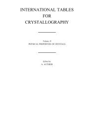 Contents - International Union of Crystallography