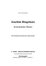 Joachim Ringelnatz als hermetischer Mariner Eine ... - Internetloge.de