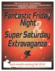 Fantastic Friday Night Super Saturday Extravaganza - City of St ...