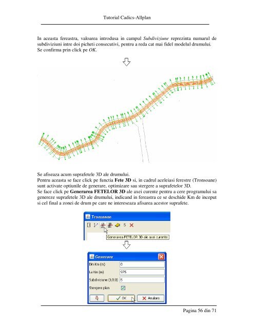 Tutorial Allplan-Drumuri - proiectare arhitectura constructii