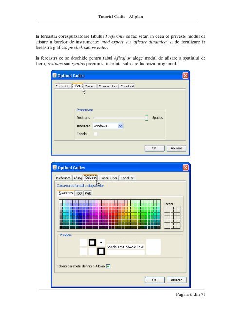 Tutorial Allplan-Drumuri - proiectare arhitectura constructii