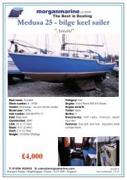 Medusa 25 (9759) - new and second hand boats ... - Morgan Marine